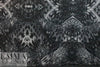 Italian lacey abstract printed stretch denim