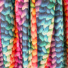 Dutch 'knitter's rainbow' reversible plush fur - Oeko-Tex Cert. .5 yds