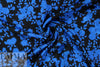 Italian floral silhouette printed viscose jacquard
