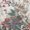 Italian jacquard stretch cotton woven - pearl/ginger 1.25 yds