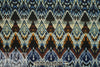 NY designer ikat chevron jacquard knit print 2 yds