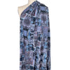 super soft 'memento' heathered sweater knit - lavender/blue 1.5 yd