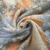 Italian 'daybreak' printed mohair open stitch sweater knit 1.75 yd