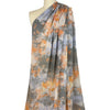 Italian 'daybreak' printed mohair open stitch sweater knit 1.625 yd