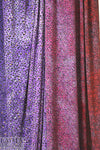 famous designer ombre animal beefy knit - purple