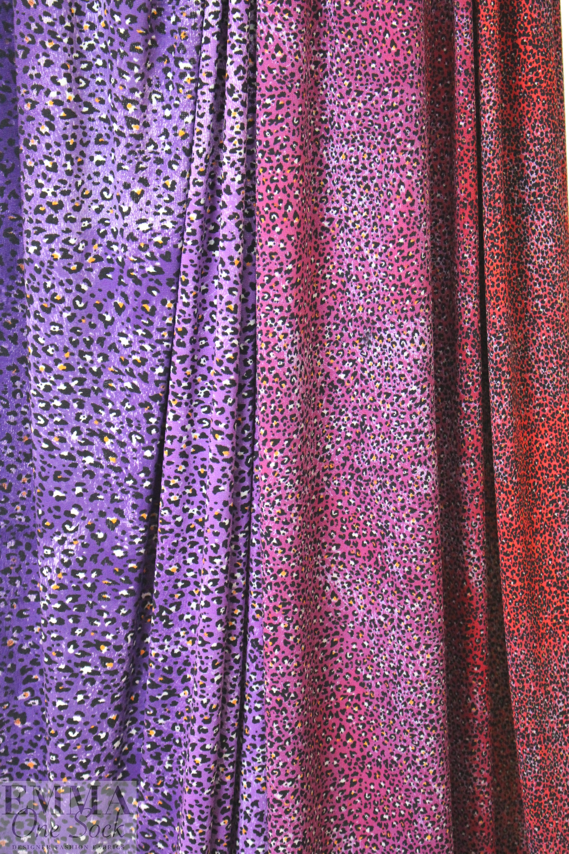 famous designer ombre animal beefy knit - purple