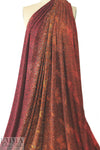 famous designer ombre animal beefy knit -spice