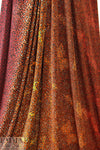 famous designer ombre animal beefy knit -spice