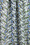 NY designer over-printed embroidered mesh - blooming buds 1.25 yds