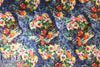 painterly bouquets printed velvet knit 2.25 yd