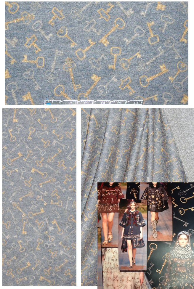 D0lce & Gabbana 'key to treasure' brushed wool knit
