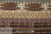 Italian wool blend/knit print doublecloth panel coating .875 yds