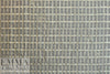 Italian printed wool twill weave 'denim' - golden grid 1.125 yds