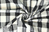 famous designer Italian crinkle cotton plaid woven