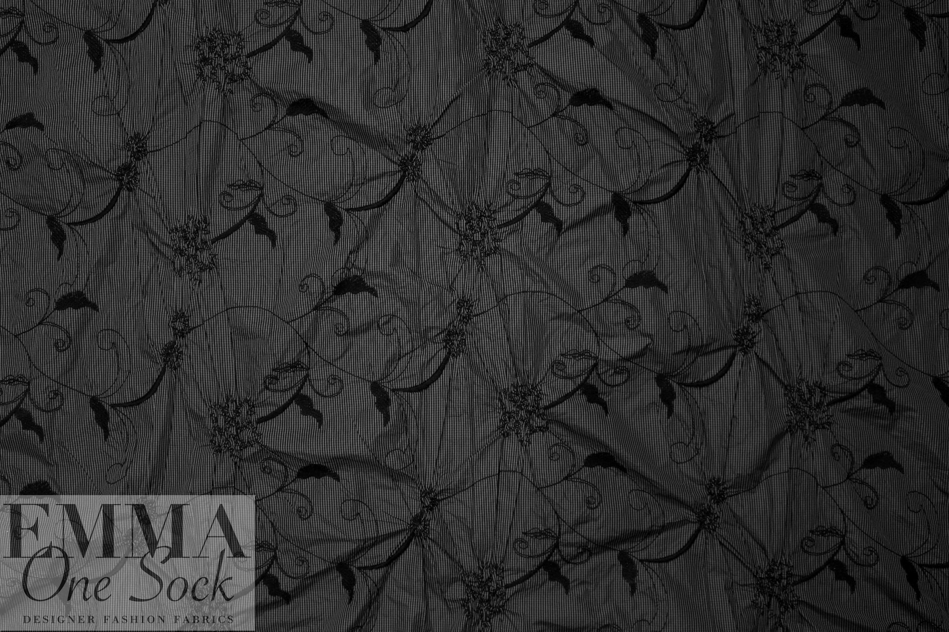 Dress to Ki11 puckered weave embroidered taffeta