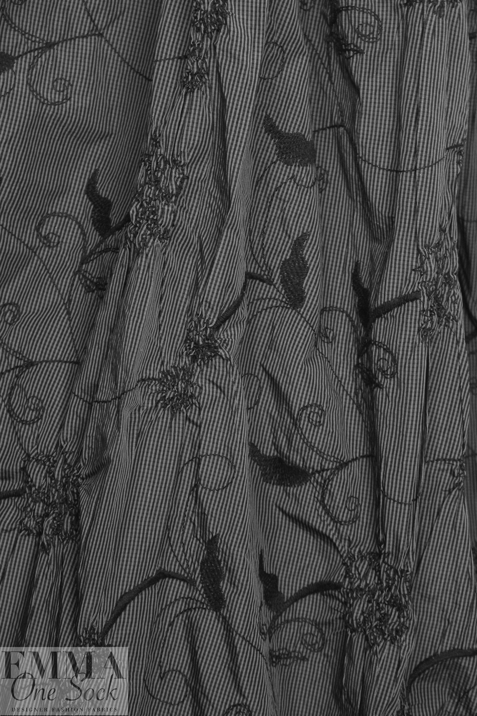 Dress to Ki11 puckered weave embroidered taffeta