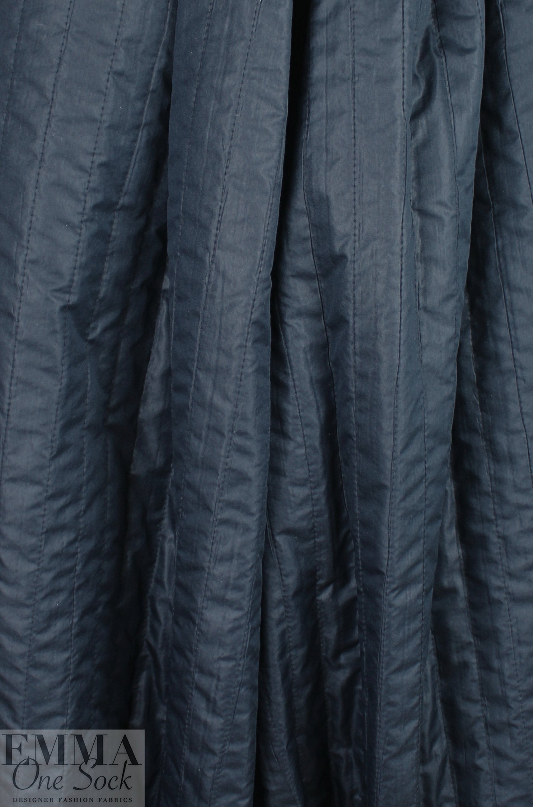 vertical stripe 'puffer' jacketwear - deep space 2 yd