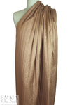 vertical stripe 'puffer' jacketwear - cashew 1.625 yd