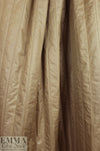 vertical stripe 'puffer' jacketwear - cashew .625 yds