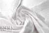 vertical stripe 'puffer' jacketwear - white .875 yds