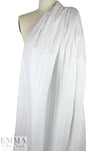 vertical stripe 'puffer' jacketwear - white .875 yds