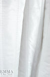 vertical stripe 'puffer' jacketwear - white .875 yds