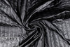 vertical stripe 'puffer' jacketwear - black 1.75 yds