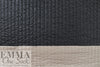 reversible vertical stripe 'puffer' jacketwear - black/beige 1.375 yds