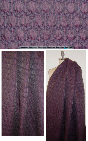 French 'quilted' matelasse' 3-ply jacketwear
