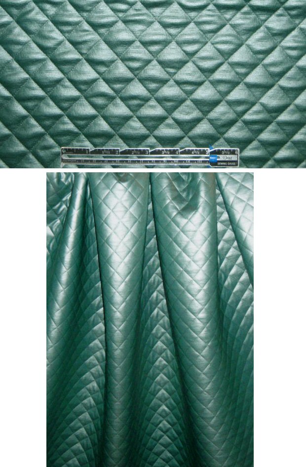diamond quilted stretch jacketwear - hunter 1.75 yd