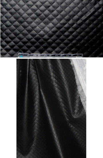 diamond quilted jacketwear - black 1.125 yds
