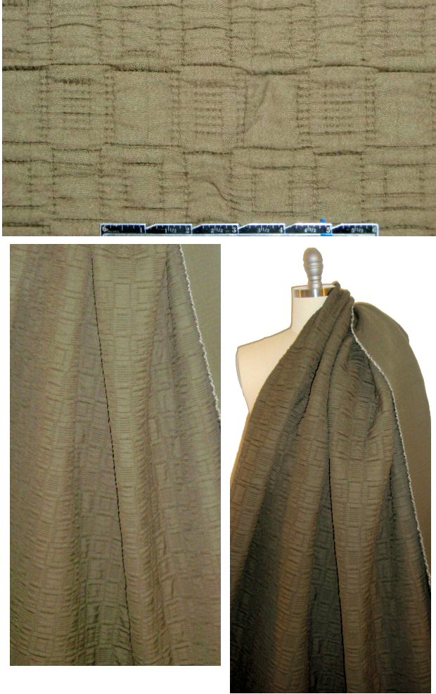 Rebecca Tayl0r 3-ply quilted cotton blend - loden