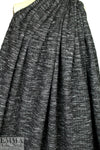 NY designer quilted-look 3-ply knit - button dots