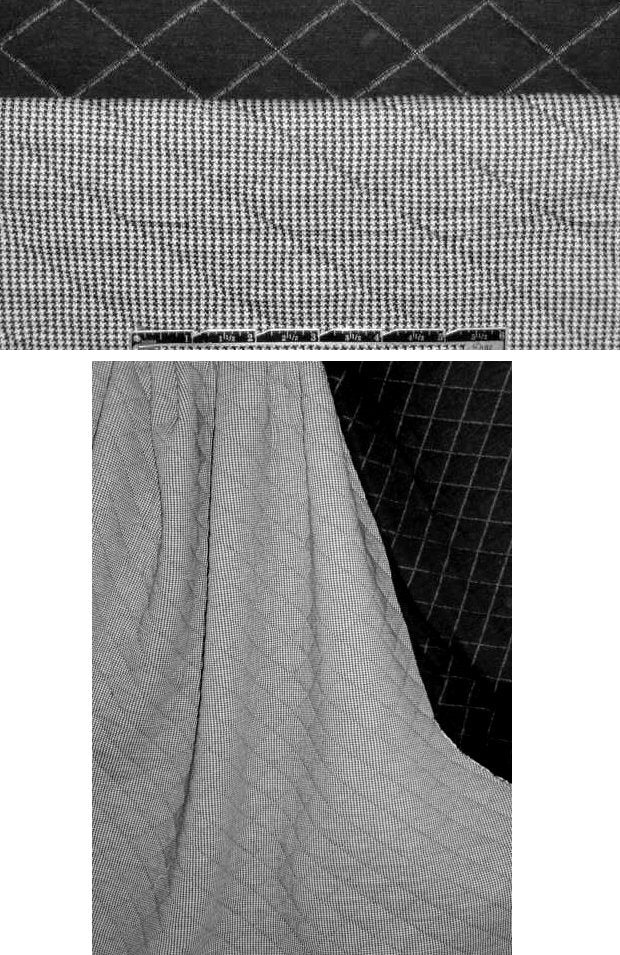 NY designer quilted cotton mini-houndstooth