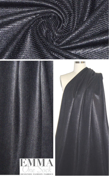 Rag & B0ne glazed-look black sweater knit