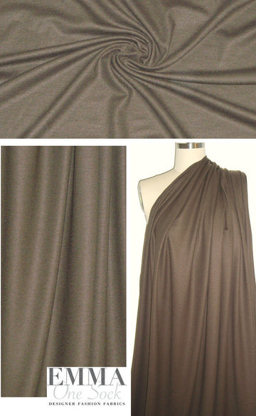 Rag & B0ne wool sweater knit - woodsy brown .75 yds