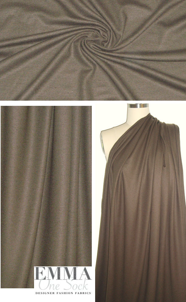 Rag & B0ne wool sweater knit - woodsy brown .75 yds