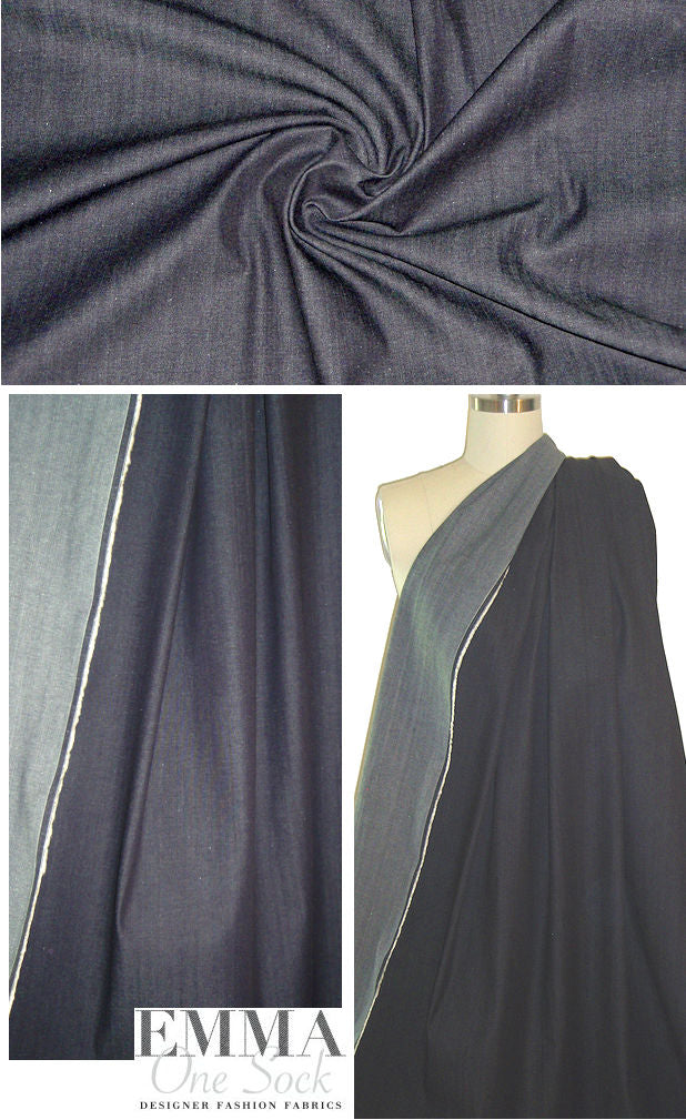 Rag & B0ne indigo blue stretch denim 1.375 yds
