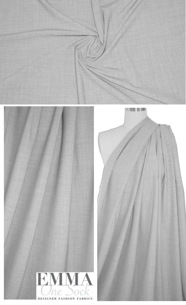 Rag & B0ne stretch wool woven - cool gray crosshatch