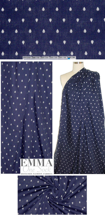 Rag & B0ne 'out for a sail' clipped weave cotton