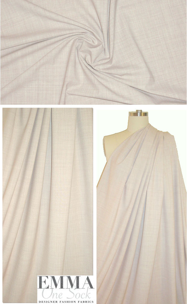 Rag & B0ne stretch wool woven - driftwood crosshatch