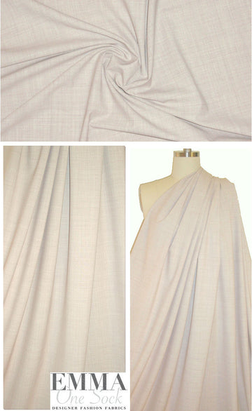 Rag & B0ne stretch wool woven - driftwood crosshatch