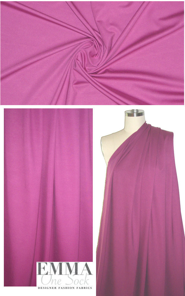 Rag & B0ne viscose blend ponte 4-way - pink rose 2 yd