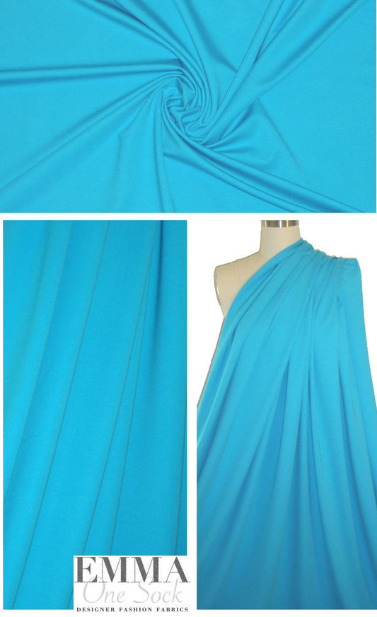 Rag & B0ne viscose blend ponte 4-way - turquoise