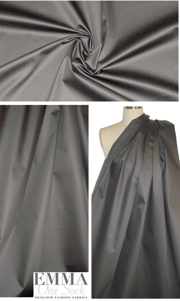Rag & B0ne gunmetal cotton twill rainwear .75 yds