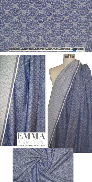 Rag & B0ne denim stamp jacquard stretch denim