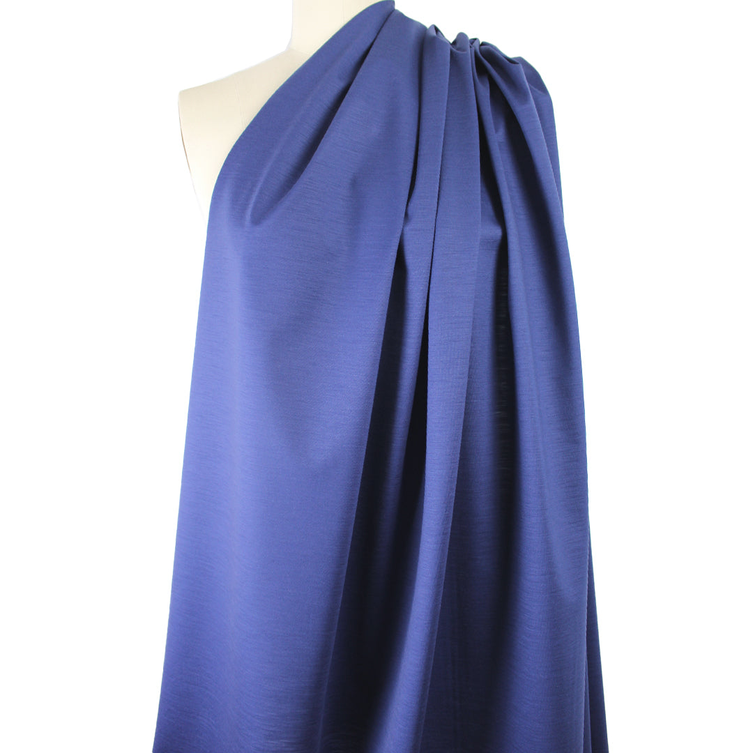 Lor0 Piana merino wool rainwear - royal 1.5 yds