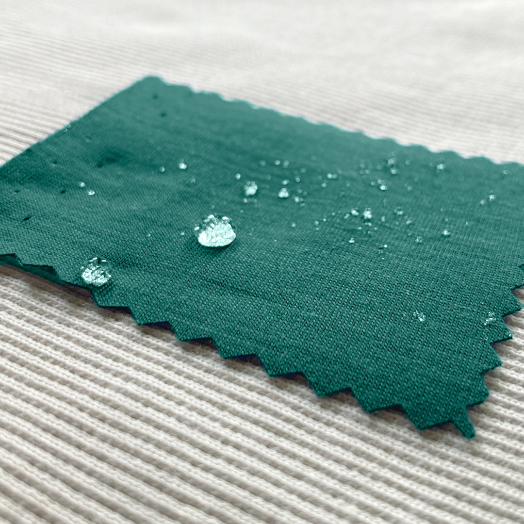 Lor0 Piana merino wool rainwear - teal green 1.25 yds