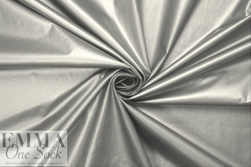 lightweight nylon microfiber rainwear - silver