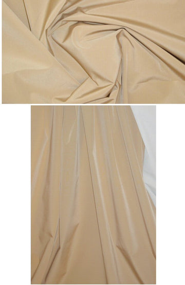 Ca1vin K. microfiber faille rainwear - camel 1.75 yds